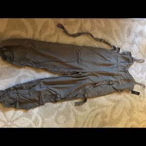 OliveGreen Spaghetti Strap Jumpsuit, Size XL